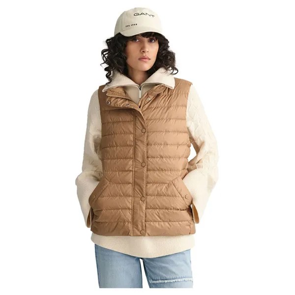 Жилет Gant Light Down, бежевый