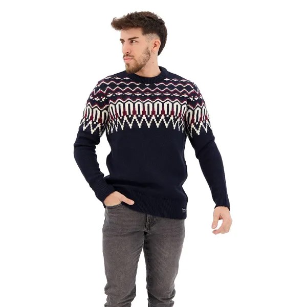 Свитер Superdry Fairisle Crew Neck, синий