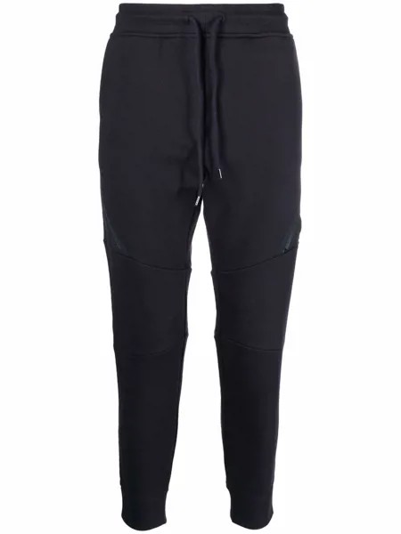 C.P. Company зауженные спортивные брюки с декором Lens
