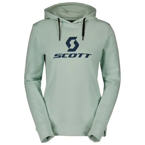 Толстовка с капюшоном Scott Women's Icon L/S Hoody, цвет Fresh Green