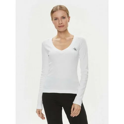 Лонгслив Calvin Klein Jeans, размер L [INT], белый
