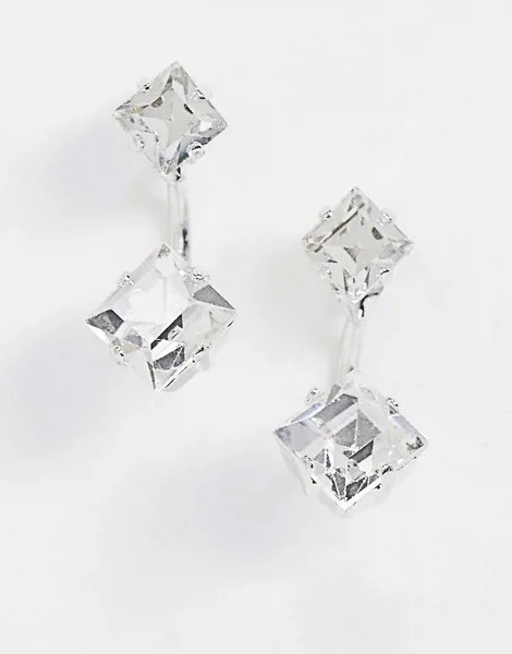 Серьги-подвески с кристаллами Swarovski от Krystal London-Очистить