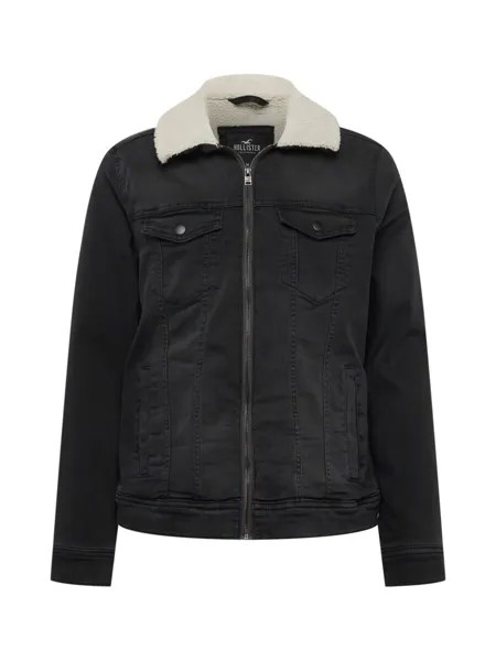Межсезонная куртка Hollister, черный деним
