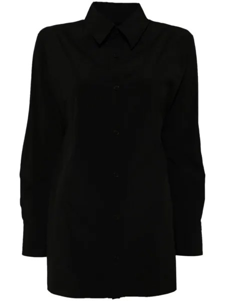 Yohji Yamamoto асимметричная рубашка, черный