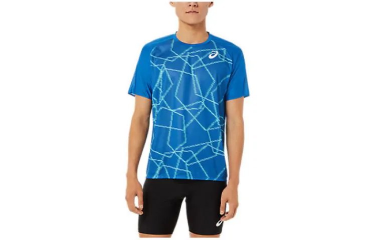 Футболка мужская синяя Asics, синий