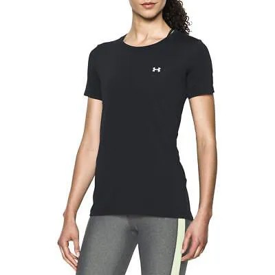 Черная женская футболка для тренинга Under Armour с защитой UPF 30, топ XS BHFO 6533