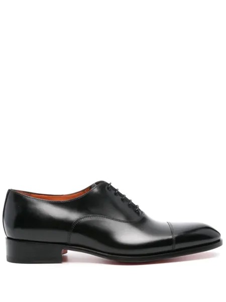 Santoni туфли оксфорды, черный