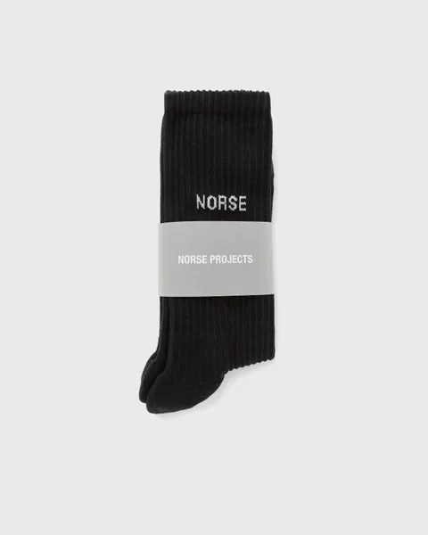 Носки Norse Projects Bjarki Logo, черный