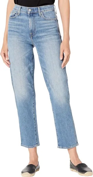 Джинсы 7 For All Mankind High-Waist Cropped Straight in Alpine Drive/Destroy, цвет Alpine Drive/Destroy