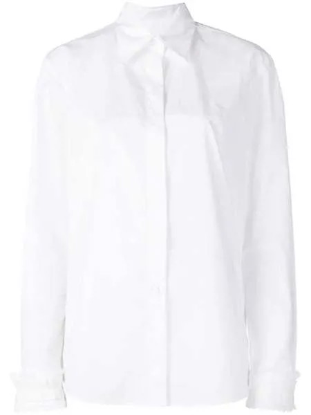 MM6 Maison Margiela однотонная рубашка с длинными рукавами