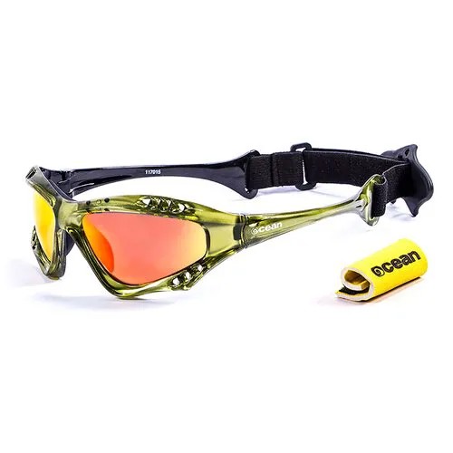 Солнцезащитные очки OCEAN OCEAN Australia Transparent Green / Revo Orange Polarized lenses, зеленый