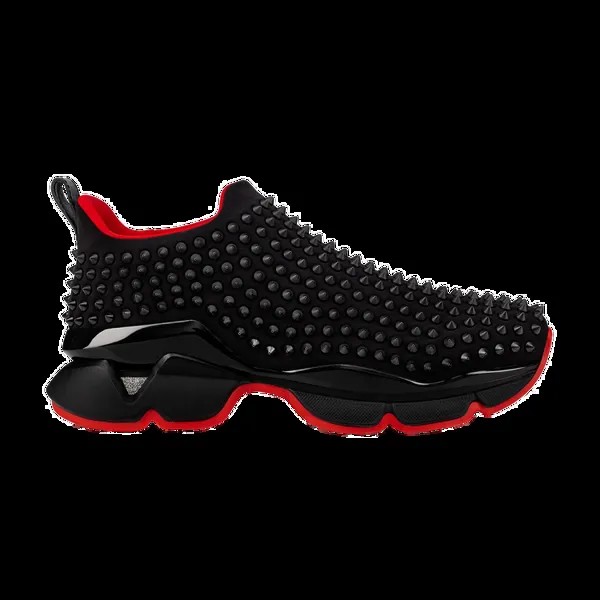 Кроссовки Christian Louboutin Spike Sock 'Black', черный