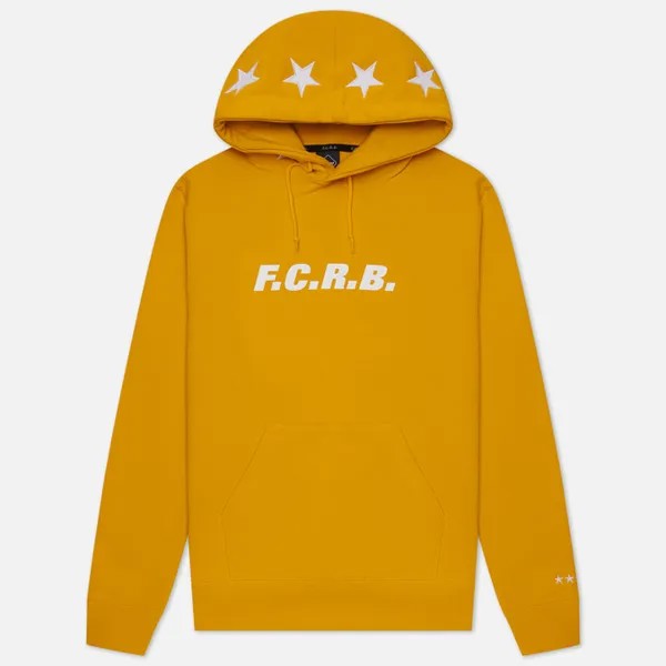 Мужская толстовка F.C. Real Bristol Star Applique Classic Logo Hoodie жёлтый, Размер S