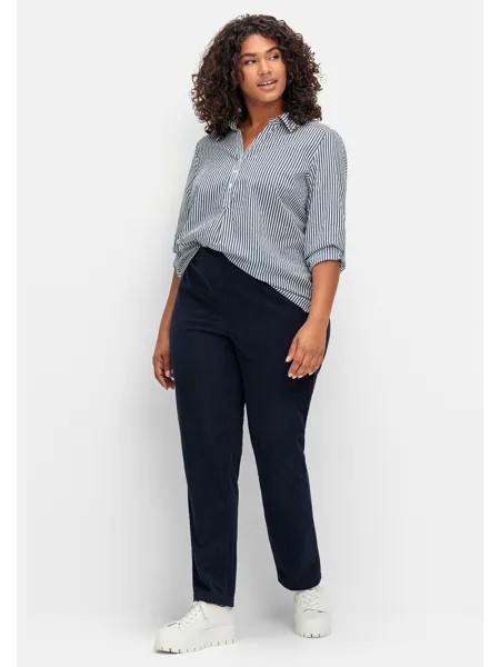 Брюки sheego Gerade Cordhose, морской