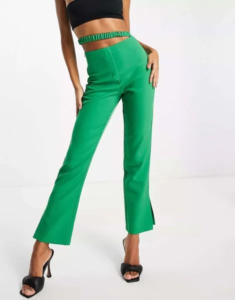 Зеленые брюки 4th & Reckless с поясом