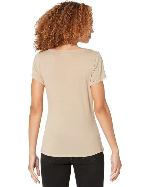 Футболка Splendid Andie V-Neck T-Shirt, цвет Latte