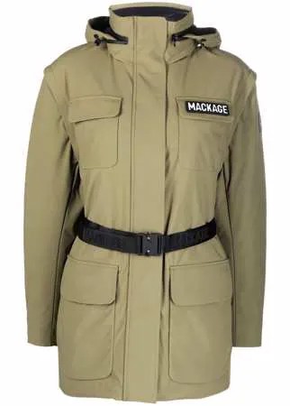Mackage пуховик с поясом