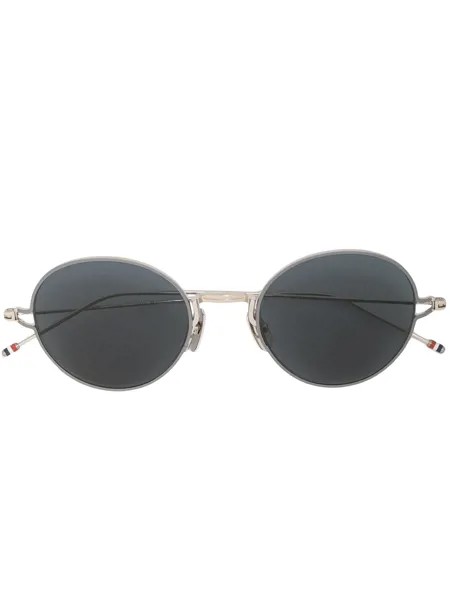 Thom Browne Eyewear солнцезащитные очки в круглой оправе