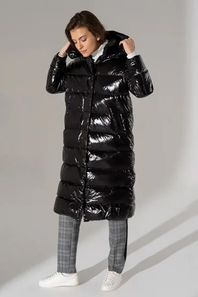 Пуховик-пальто женский Baon B009593 черный 52