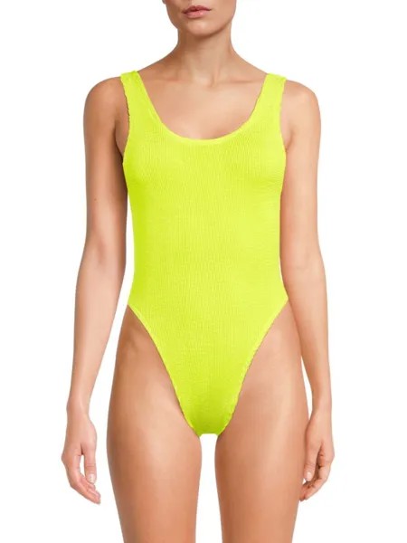 Сплошной купальник Maxam Bond-Eye, цвет Sunny Lime