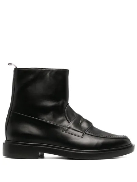 Thom Browne ботинки на молнии, черный