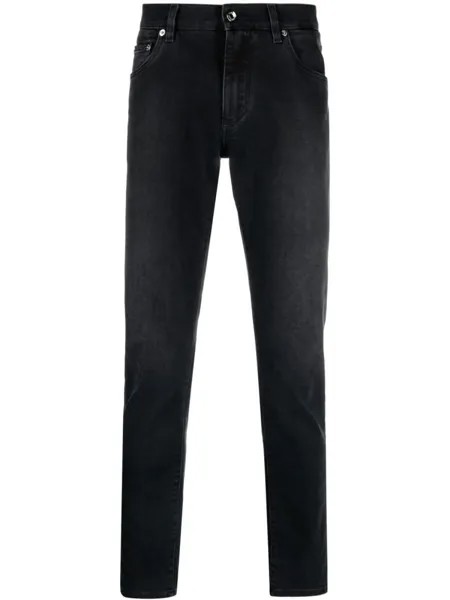 Dolce & Gabbana узкие джинсы DG Essentials, черный