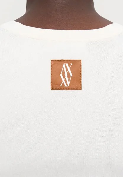 Платье из джерси VESTITO Armani Exchange, кремовый