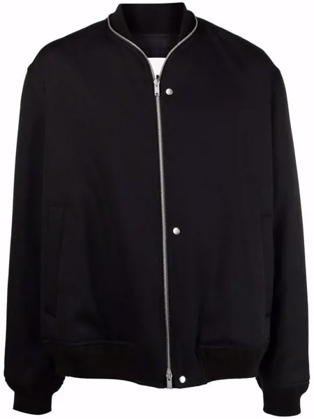 Jil Sander бомбер с отделкой в рубчик