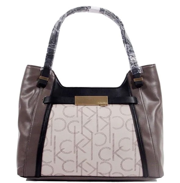НОВИНКА, женская серая сумка-тоут среднего размера Calvin Klein с логотипом, сумка-шоппер, кошелек
