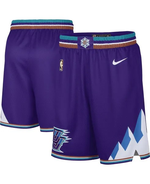 Мужские фиолетовые шорты Utah Jazz 2022/23 Classic Edition Swingman Performance Nike