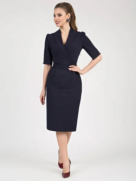 Платье женское Olivegrey Pl000780V(domnika) синее 46 RU