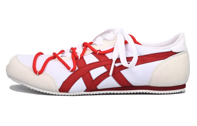 Кроссовки Onitsuka Tiger Track Trainer Lifestyle Shoes Unisex Low-top Red/white, красный