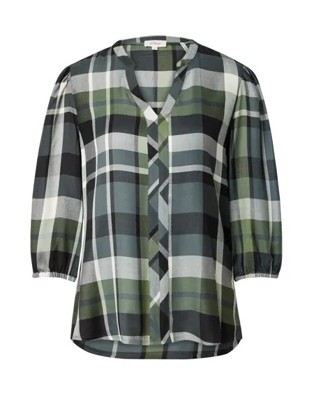 Блуза s.Oliver, цвет Green/Jade