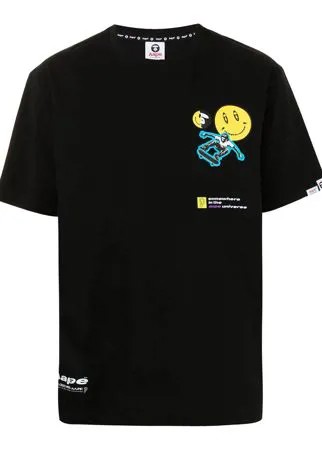 AAPE BY *A BATHING APE® футболка с графичным принтом