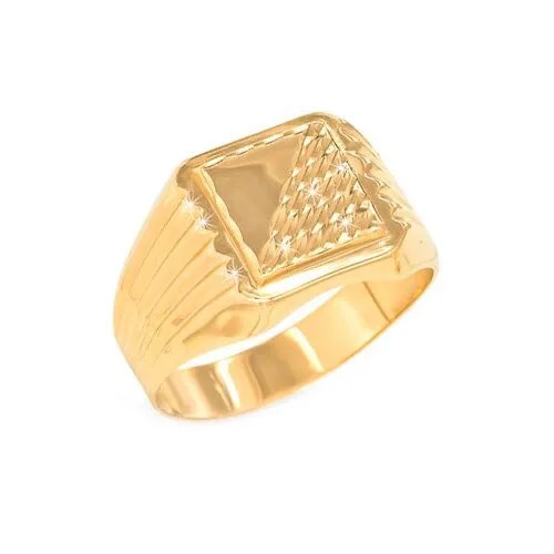 Кольцо Яхонт золото, 585 проба, размер 19