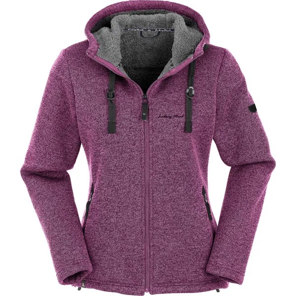 Куртка Maul Sport Strickfleece Jacke Chieming, темно-красный