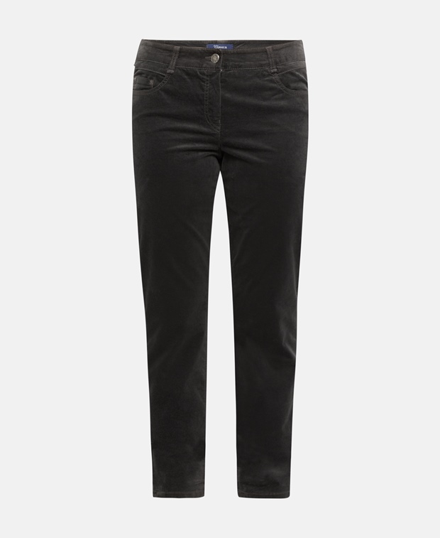 Бархатные брюки Gardeur, темно-серый