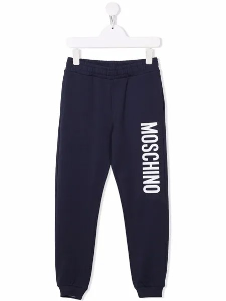 Moschino Kids спортивные брюки с логотипом