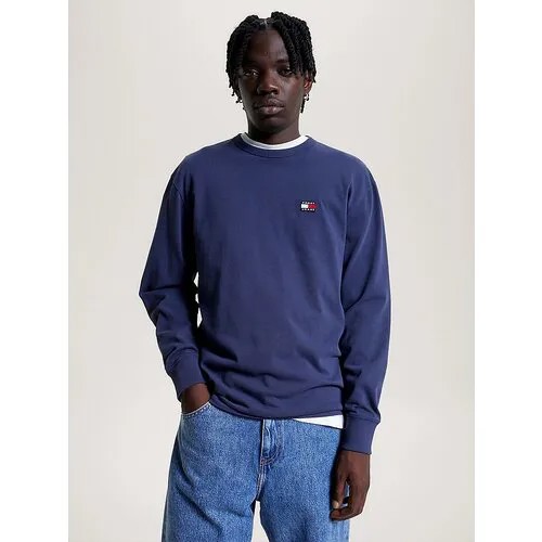 Лонгслив Tommy Jeans, размер XXL, синий