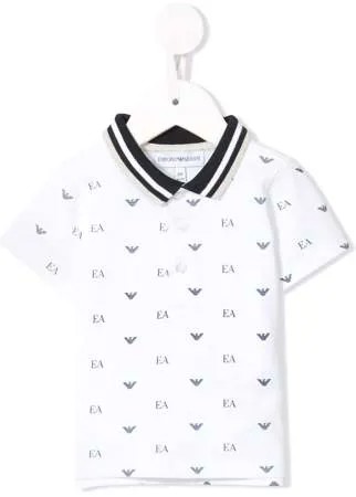 Emporio Armani Kids рубашка-поло с логотипом