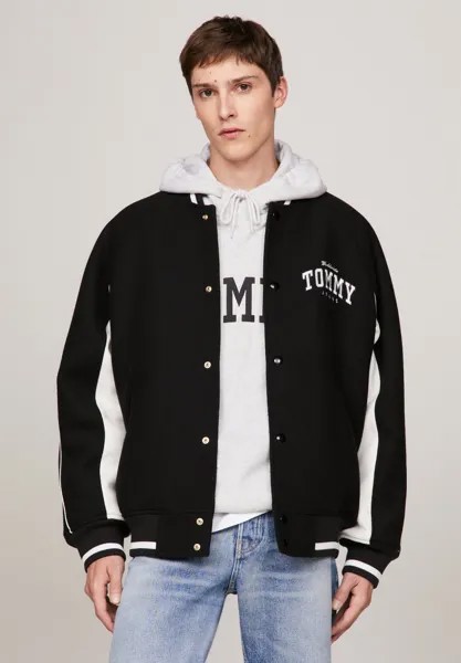 Куртка-бомбер VARSITY UNISEX Tommy Jeans, цвет black