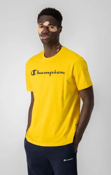 Футболка мужская Champion Crewneck T-Shirt желтая S