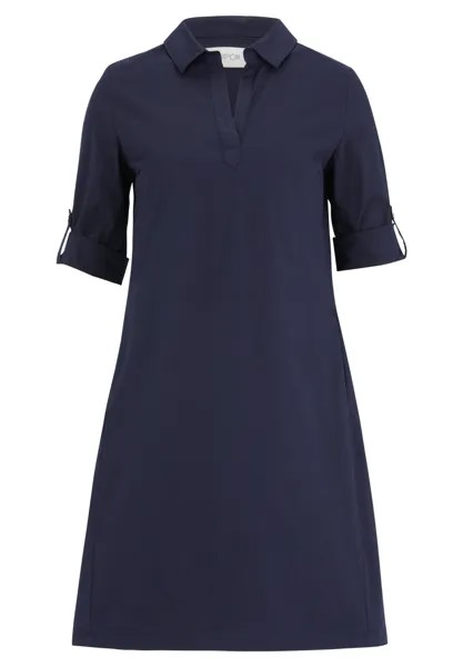 Платье CARTOON Casual mit Kragen, цвет Baritone Blue
