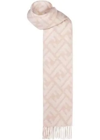 Fendi шарф с монограммой
