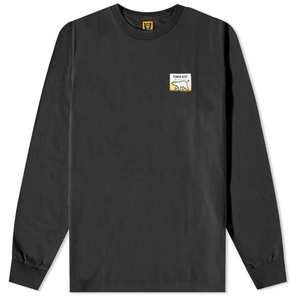 Футболка Human Made Long Sleeve Polar Bear Tee