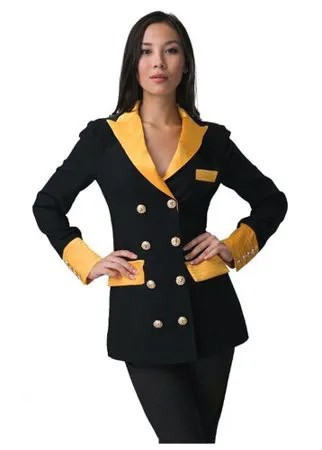 Пиджак Mersada (черный; ярко-желтый; золотистый) размер 38