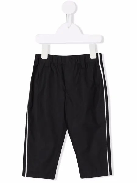 Emporio Armani Kids спортивные брюки с полосками