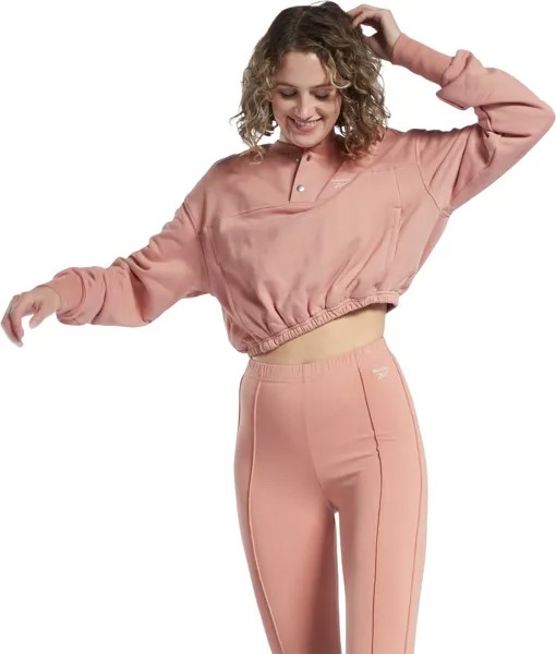 Свитшот женский Reebok H49272 оранжевый XS