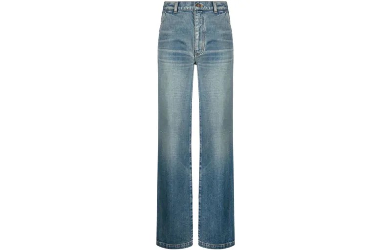 SAINT LAURENT Женские джинсы, цвет Blue