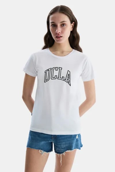 Футболка Angela с логотипом Ucla, белый